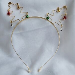 Gold Christmas Tree Headband